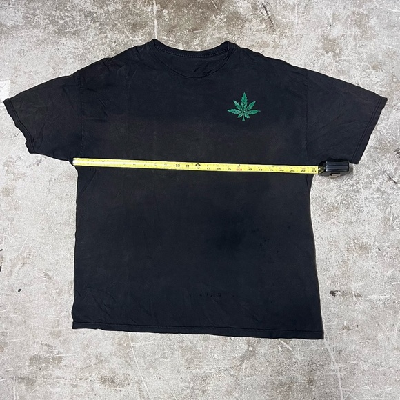 Vintage 90s UPS United Pot Smokers Men's XL Graphic T-Shirt Black High Times - Picture 3 of 5